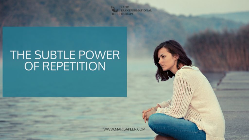 The subtle power of repetition.